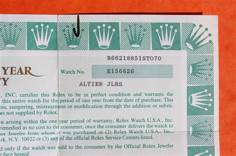 rolex certificate of authenticity pdf.